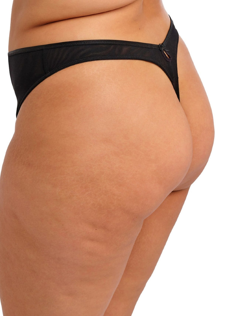 Model in Teagan String Rainbow achterzijde