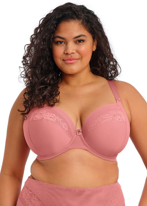 Model in Nerina Plunge Stretch BH Dusty Rose packshot