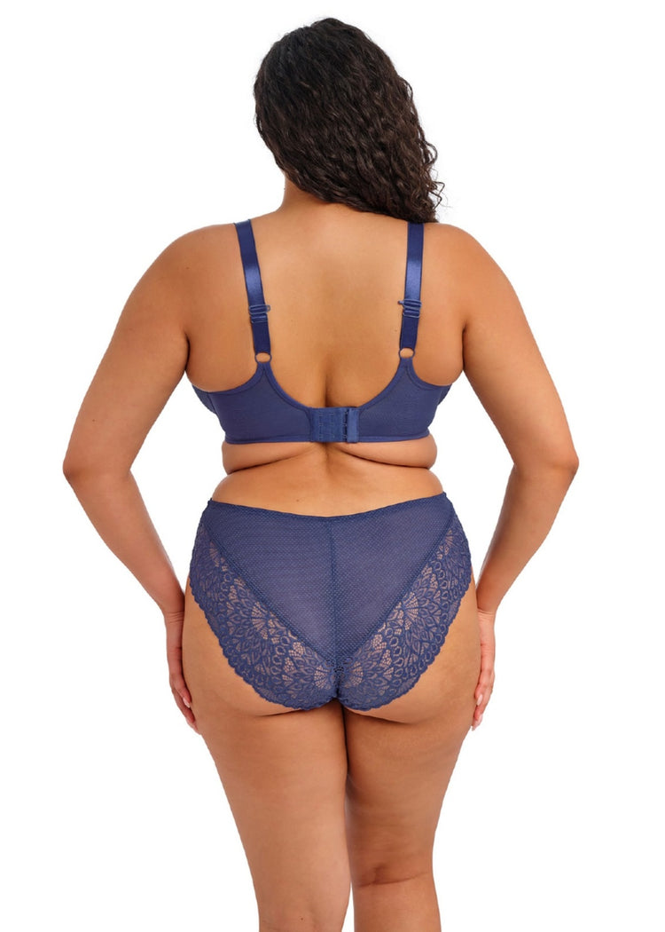 Model in Tiernie Plunge BH Denim achterzijde