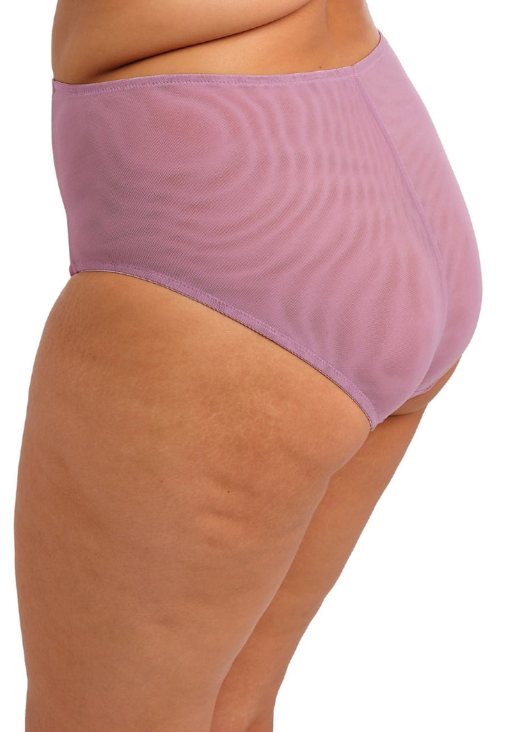 Model in Brianna High Waist Broekje Heather achterzijde