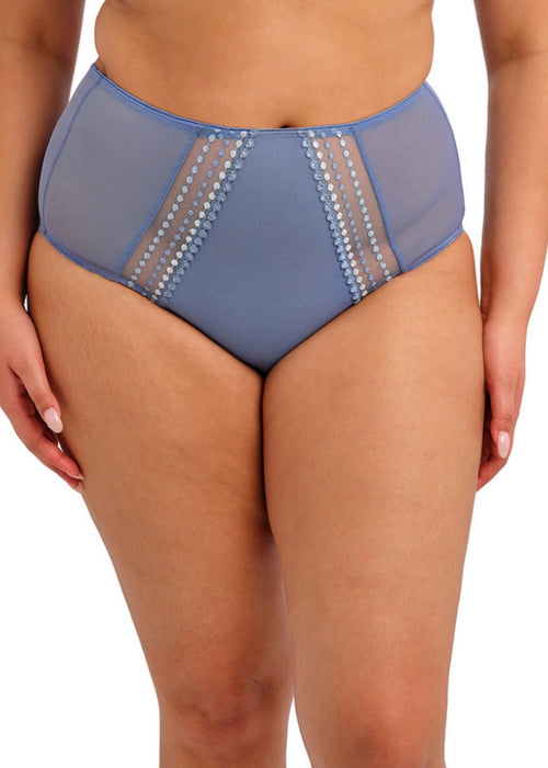 Model in Matilda High Waist Broekje Lunar Blue packshot