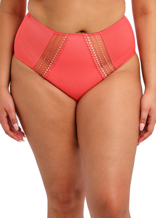 Model in Matilda High Waist Broekje Sunset voorzijde