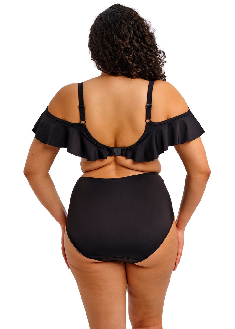 Plain Sailing High Waist Bikini Broekje Zwart - SuperBra