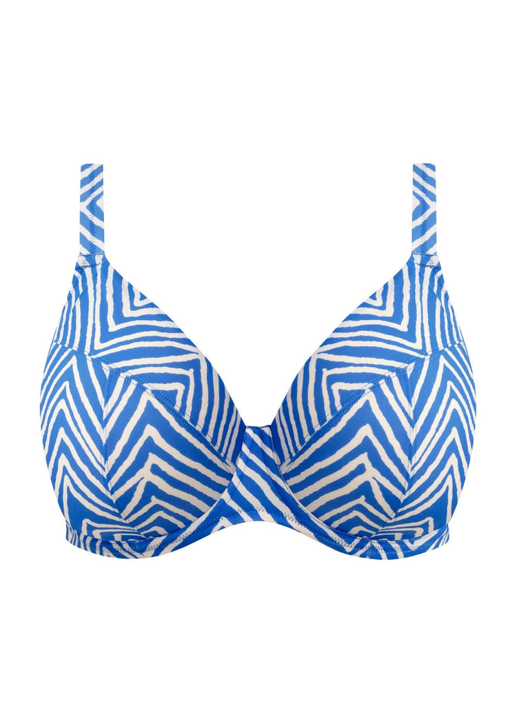 Model in Fiji Falls Plunge Bikini Top Ocean packshot