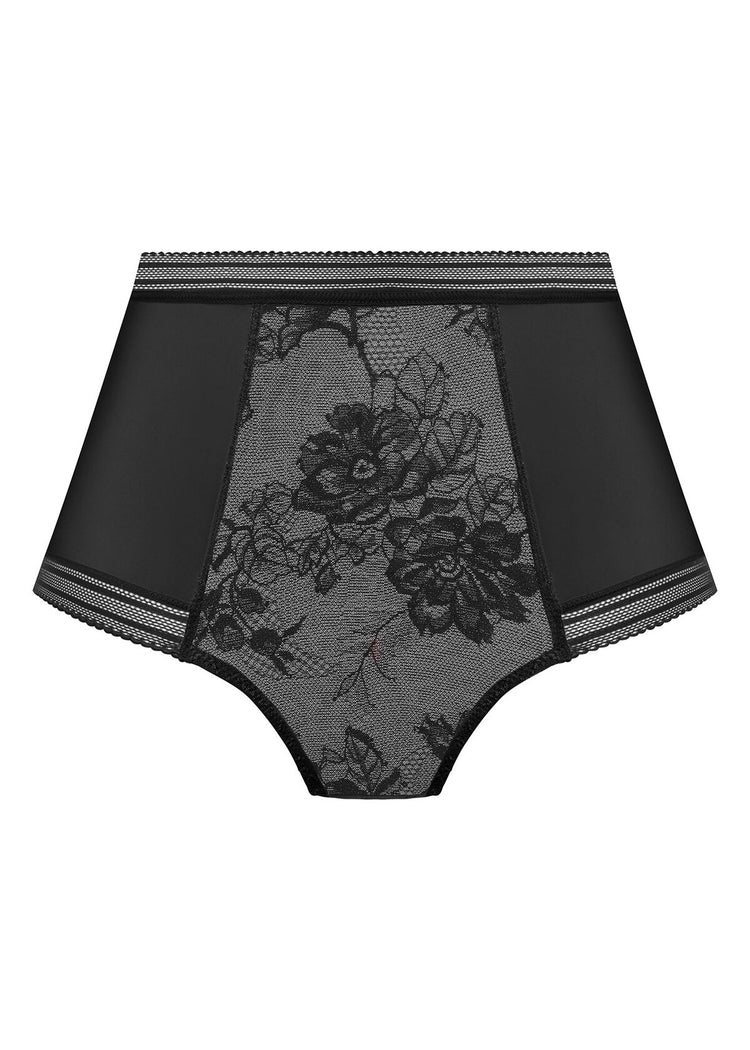 Fusion Lace High Waist Broekje Zwart