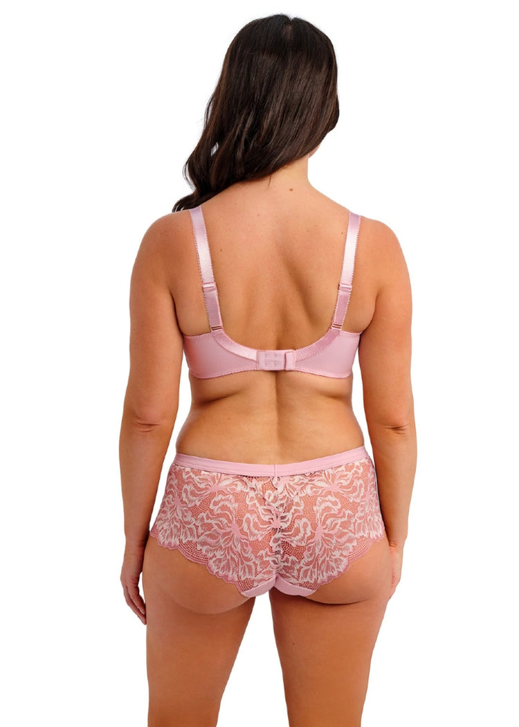 Model in Emmaline Padded Plunge BH Blossom achterzijde