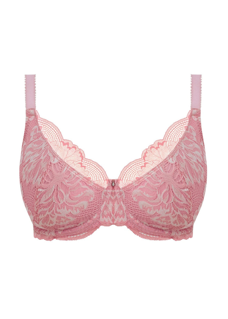 Model in Emmaline Padded Plunge BH Blossom packshot