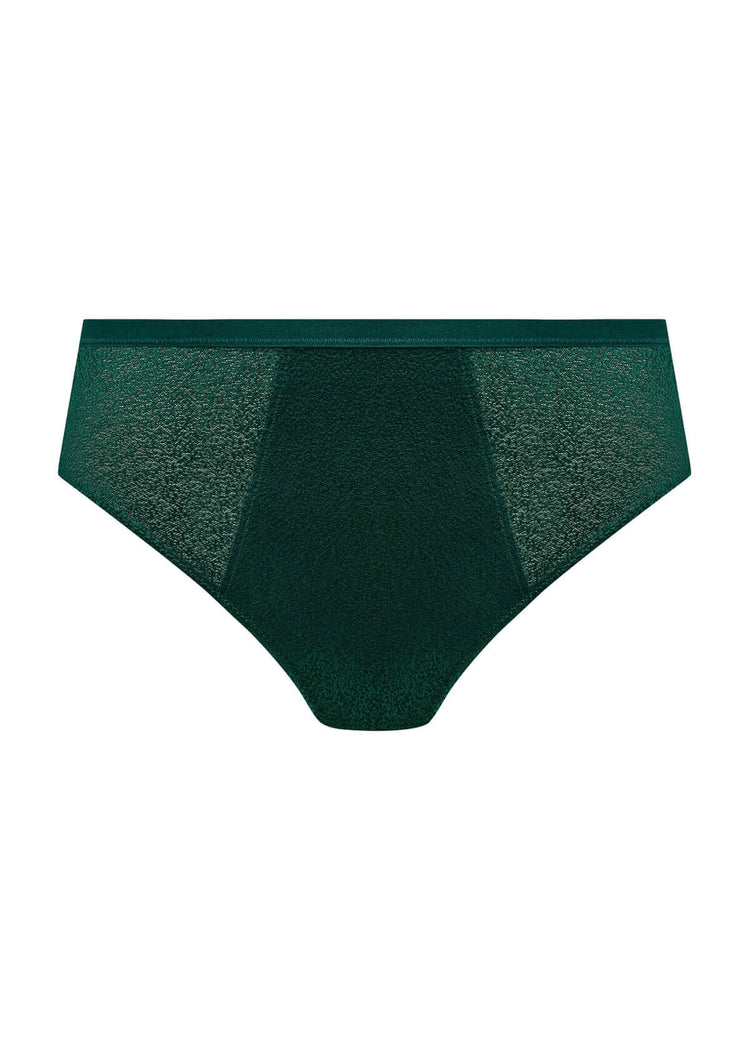 Model in Demure Broekje Forest Green packshot