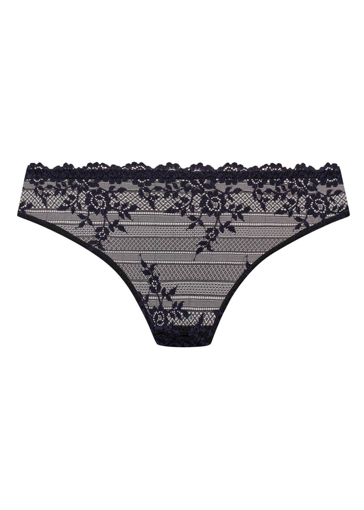 Packshot Embrace Lace Broekje Black/Night Sky voorzijde 