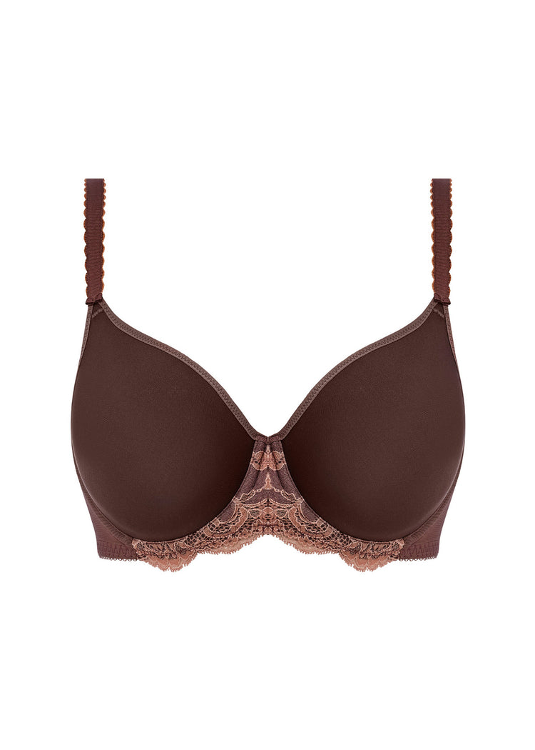 Model in Florilege Voorgevormde Spacer BH Chocolate packshot