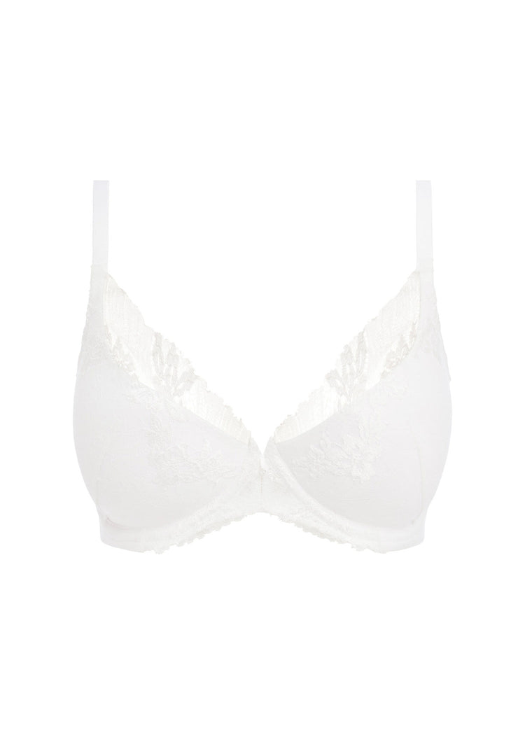 Model in Most Divine Plunge BH White packshot