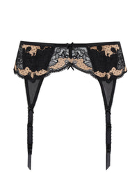 Clara Jarretelgordel Black/Vintage Gold - SuperBra