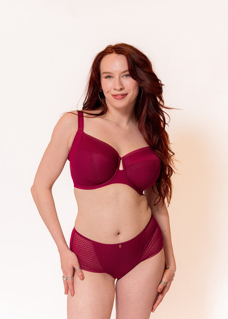 SuperBra Model in Evolution Comfort Side Support BH Ruby voorzijde