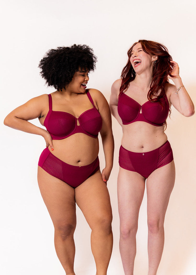 SuperBra Modellen in Evolution Comfort Side Support BH Ruby voorzijde