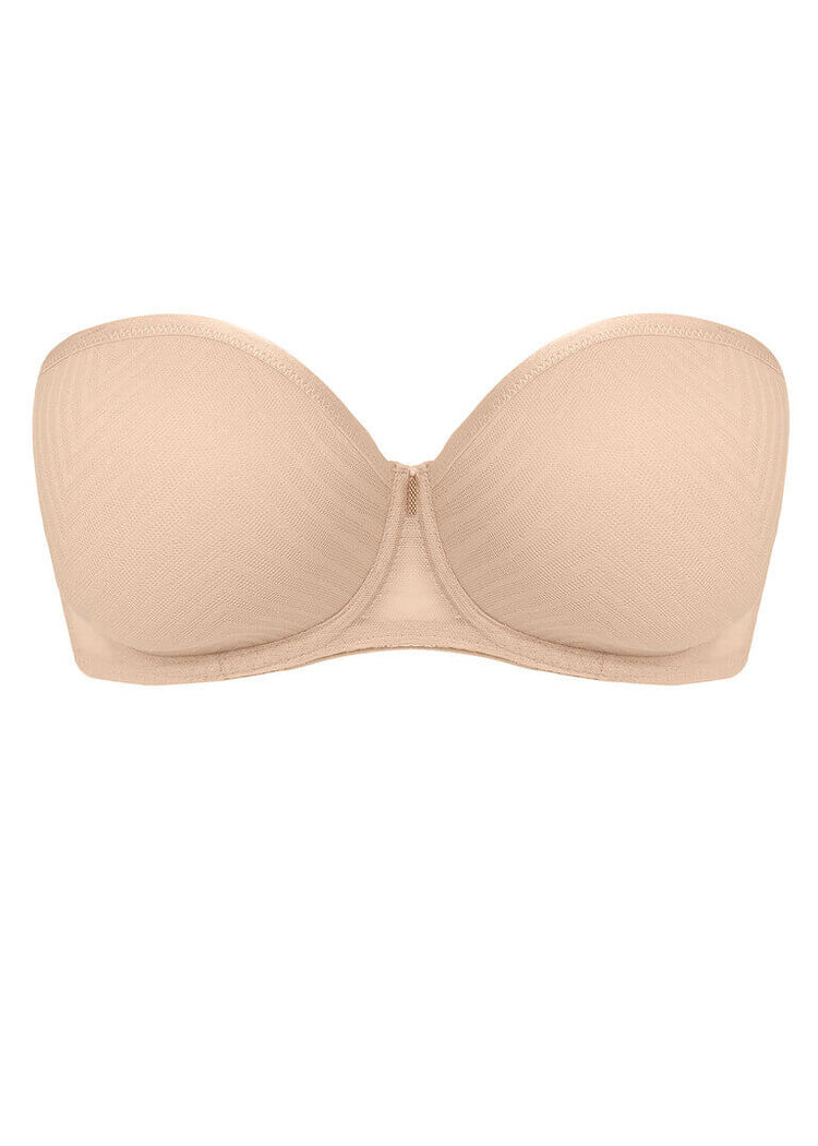 Packshot Tailored Strapless BH Natural Beige Voorzijde