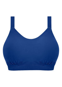Packshot Downtime Beugelloze Bralette French Navy Voorzijde