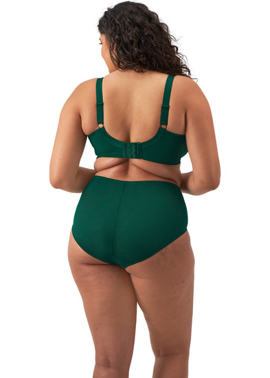 Model in Brianna Plunge BH Rainforest Achterzijde