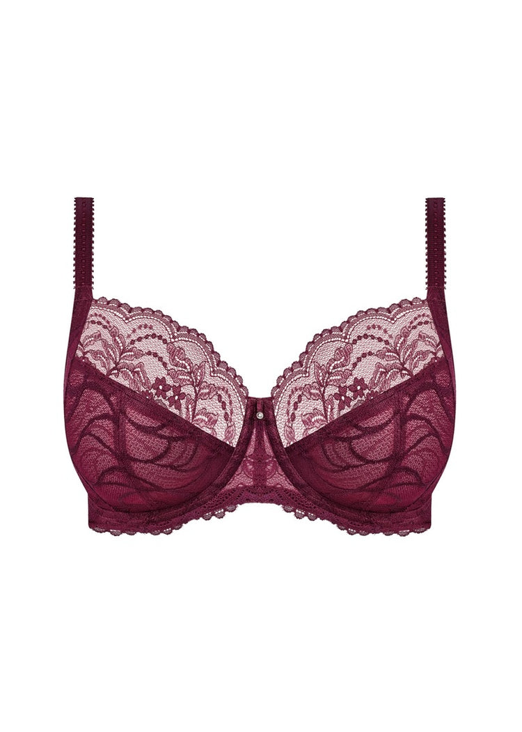 Packshot Cesile Side Support BH Bordeaux Voorzijde