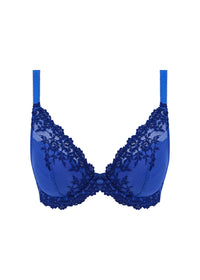 Packshot Embrace Lace Plunge BH Beaucoup Blue Voorzijde