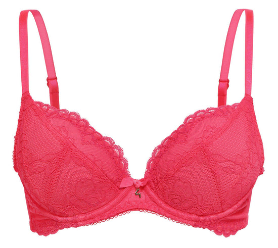 Productfoto Gossard Superboost Lace Diva Pink Plunge BH vooraanzicht