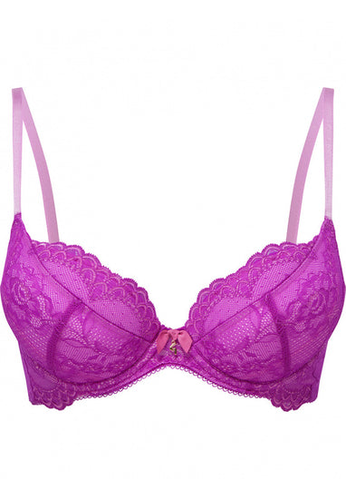 Packshot Superboost Lace Voorgevormde Plunge BH Orchid Voorzijde
