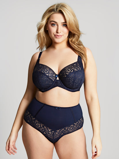 Estel High Waisted Broekje Navy - SuperBra