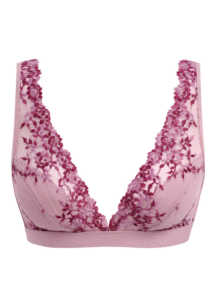 Packshot Embrace Lace Beugelloze Bralette Keepsake Lilac voorzijde 