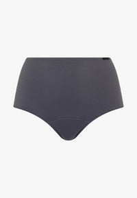 Menstruatie-onderbroek Essential Hoog Donkergrijs - SuperBra