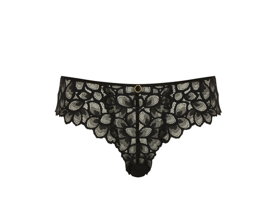 Packshot Allure Broekje Black/Latte Voorzijde