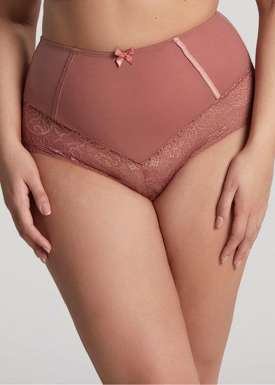 Estel Rosegold High Waist Broekje