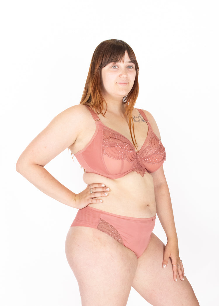Priya Plunge BH Rose Gold