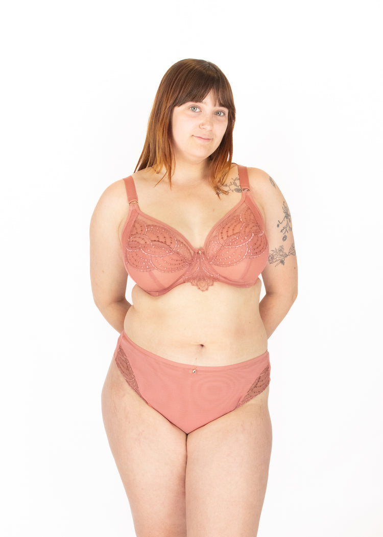 Priya Plunge BH Rose Gold