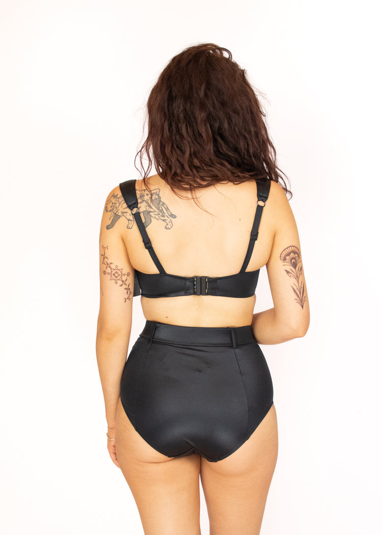 Bette Balconette Bikini Top Obsidian