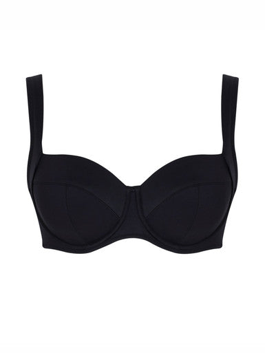 Signature Olivia Full Cup Bikini Top Zwart