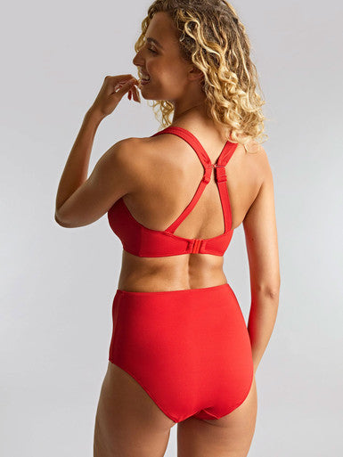 Aurora Jennifer Plunge Bikini Top Rood
