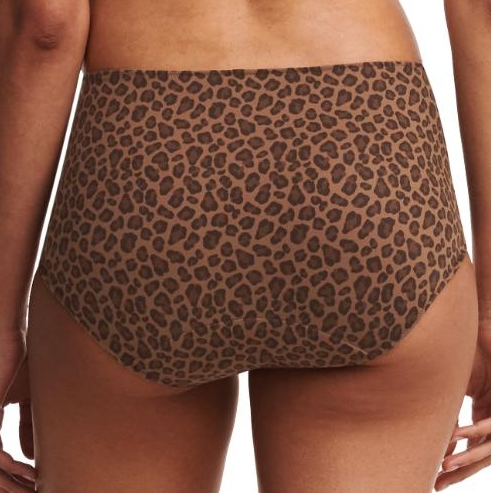 Menstruatie-onderbroek Essential Hoog Leopard
