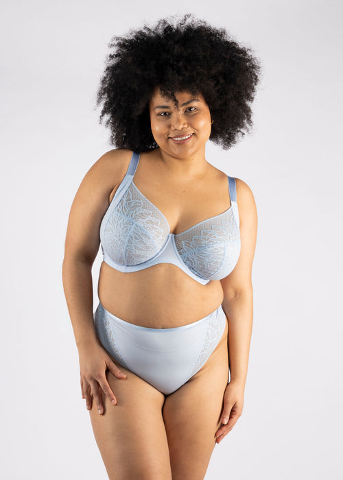 Packshot Sophia Plunge BH Dusky Blue Voorzijde