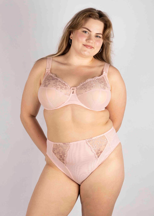Model in Zarla Full Cup BH Rose Bud packshot