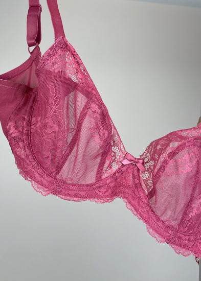 Ana Plunge BH Berry Pink