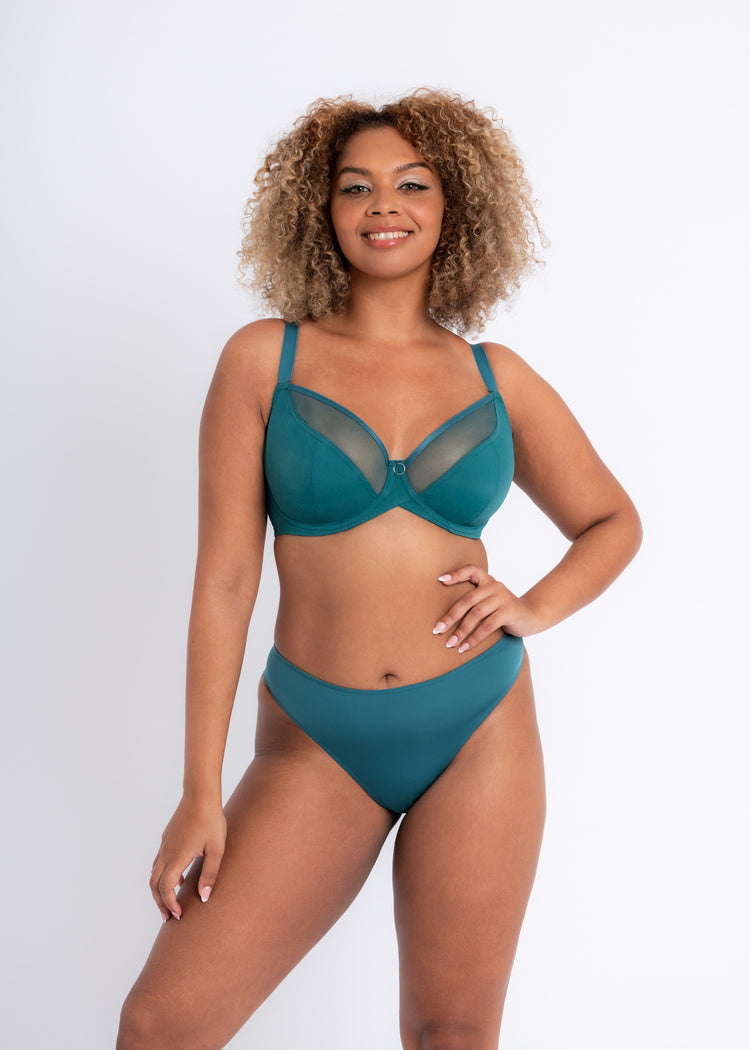 Curvy Kate Daily Balconette BH Teal voorkant