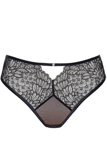 Model in Celeste String Zwart packshot