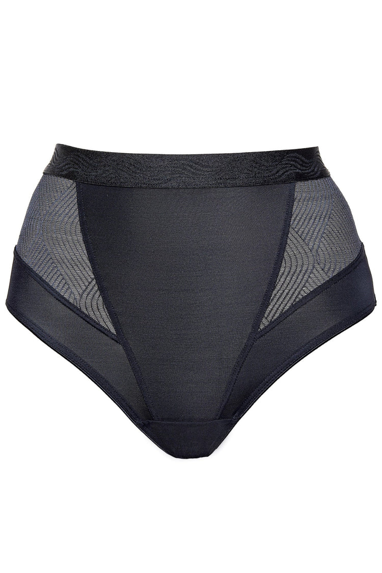 Model in Laurel High Waist Broekje Zwart packshot