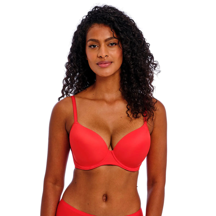 Undetected Voorgevormde T-shirt BH Chilli Red
