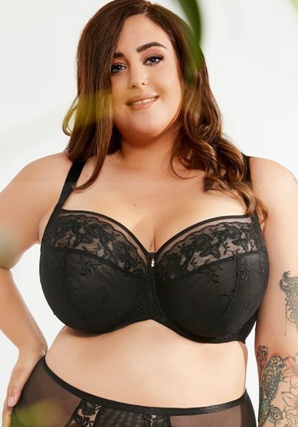 Beth Side Support BH Zwart - SuperBra