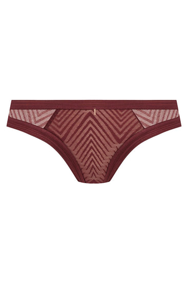 Packshot Tailored Brazilian Broekje Dark Cherry Voorzijde