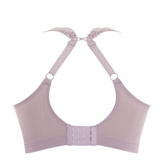 Packshot Sculptresse Embrace Bralette Zonder Beugel Fawn achterzijde racerback