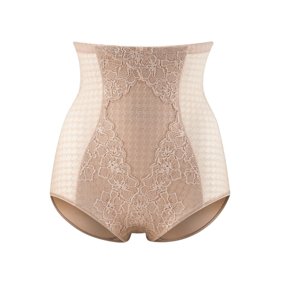 Panache Envy Hoog Broekje Medium Nude Vooraanzicht