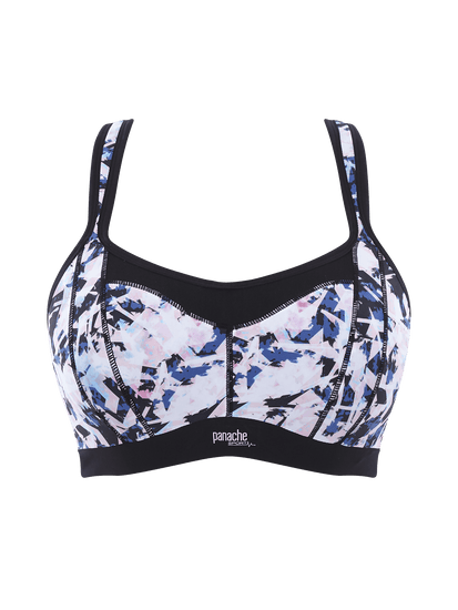 Panache Sports Racerback Sport BH Tie Dye Geo Packshot Voorzijde