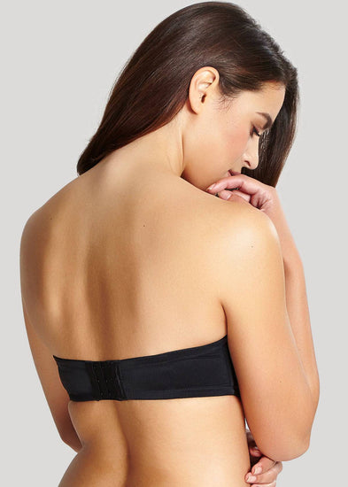 Achterzijde model in Panache Evie Strapless BH Zwart