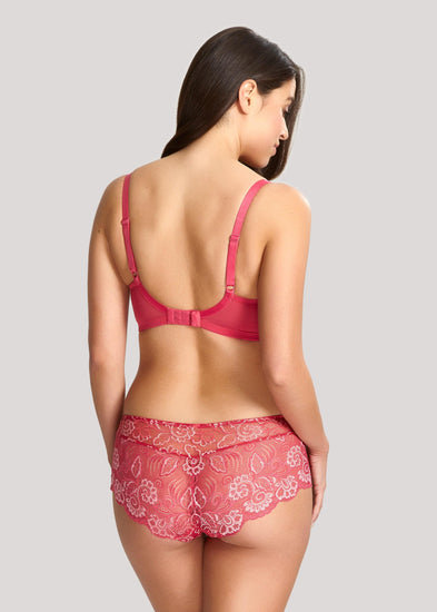 Model in Panache Andorra Rose setje achterzijde